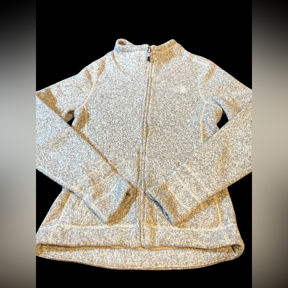 The North Face Women's Light Gray Full-Zip Jacket